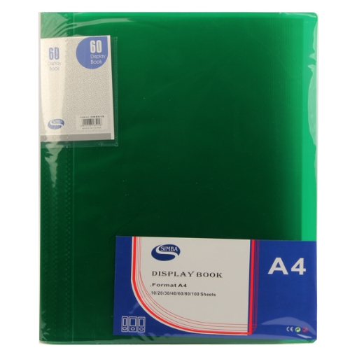 Picture of Display book 60 Pockets A4 - Simba 8515