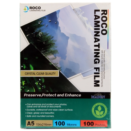 Picture of Thermal Lamination 100 Micron Pack 21.6 x 15.4 cm A5 – Madden