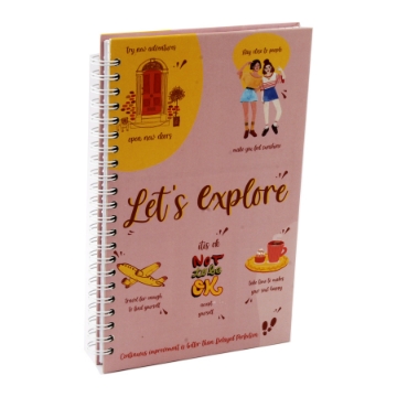 Picture of Let's explore 4 mm 120 gsm Hardcover 85 gsm 80 Sheets 20*13 cm