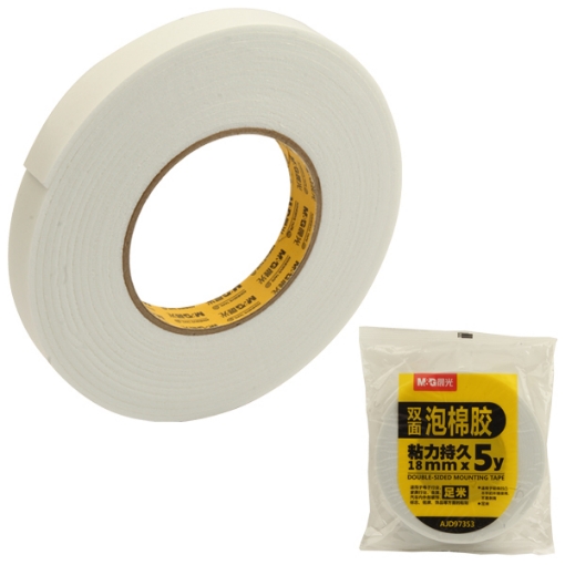 Picture of Double Face Foam sellotape Off White 18 mm 5 Yards - MG AJD97353