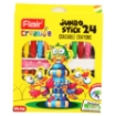 Picture of Crayon box Erasable 75ml 24 Colors + Flair Eraser Model -FA8033