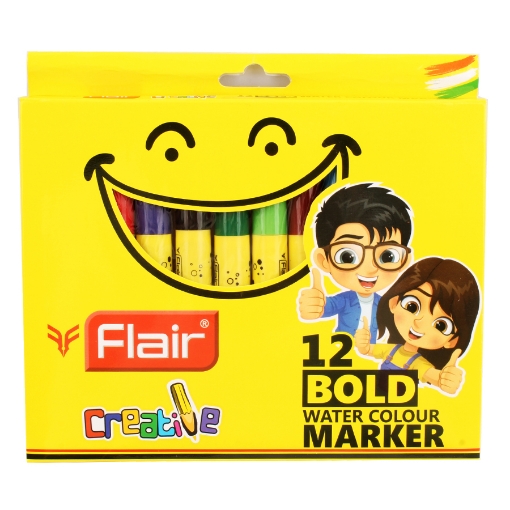 Picture of Marker colors 12 Colors Flair Model FA8015