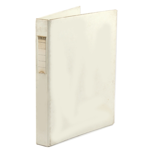 Picture of RING BINDER ALPA 2 RINGS R WHITE TRANSPARENT POCKET MACHINE 25 MM BINDER 3.5 CM