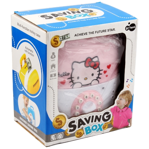 Picture of Safe Bags (Hello Kitty Cartoon Shape Piggy Bank for Kids) – 6688 Code 54256