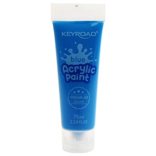 Imagen de Tubo de Pintura Acrílica Azul 75 ml – Modelo Keyroad KR972206