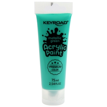 Picture of Acrylic Paint Metallic green 75 ml Keyroad Model KR972210