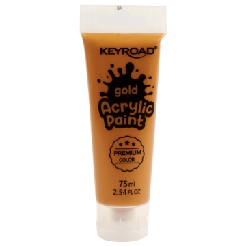 Picture of Acrylic Paint Gold 75 ml Keyroad Model KR972211