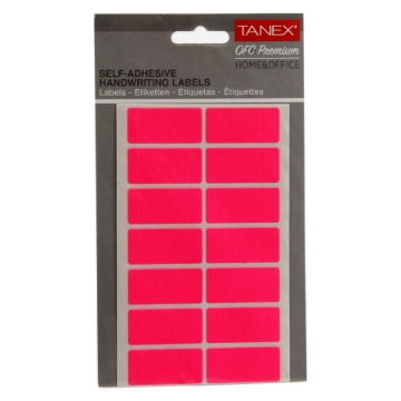 Picture of Handwriting lapel Pink 40 × 19 mm 5 sheets A5 / 14 TANEX MODEL OFC-113