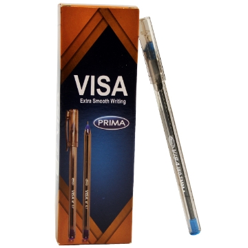 Picture of Ballpoint Pen, Blue 0.7mm - Prima Visa