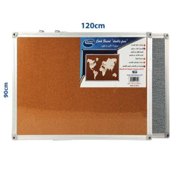 Picture of Double-sided Cork Board (Cork and Felt) 120 * 90 cm - Simba CB1290