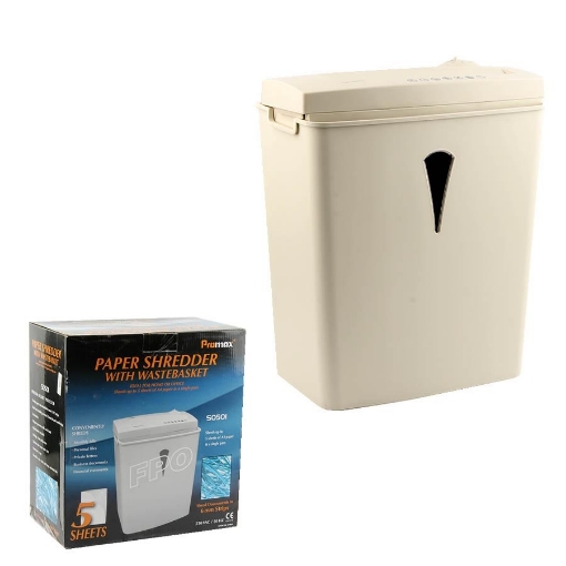 Picture of PROMEX PAPER SHREDDER 5 PAPERS MODEL S0501