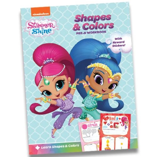 Picture of كتاب تلوين  Nickelodeon Shimmer and Shine Shapes & Colors 