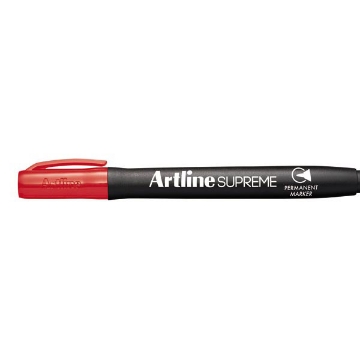 Picture of ARTLINE SUPREME PERMANENT MARKER 1 MM RED MODEL EPF-700