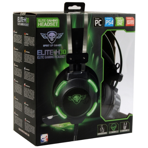 Picture of HEADPHONE SPIRT OF GAMER GAMING MODEL HP337-H30