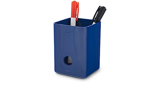 Picture of Square Pen Cup Plastic Blue Mas Model 1440