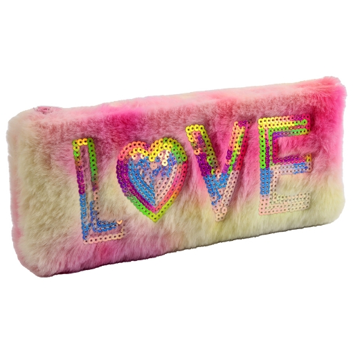 Picture of LOVE Vacuum Fur Pencil Case 1 Zipper Box - AG G9971