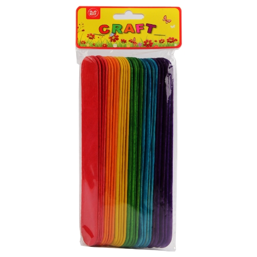 Picture of Set of colorful wide wooden sticks 25 pieces – Simba MB - 1014