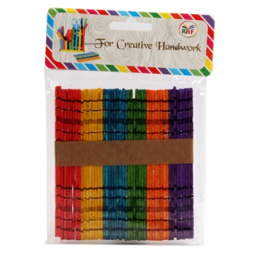 Picture of Set of colorful wide wooden sticks of 50 pieces – Simba MB - 1012