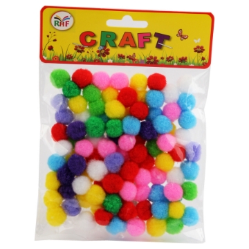 Picture of 100pcs X Small Color Hair Balls Set – Simba R - 400