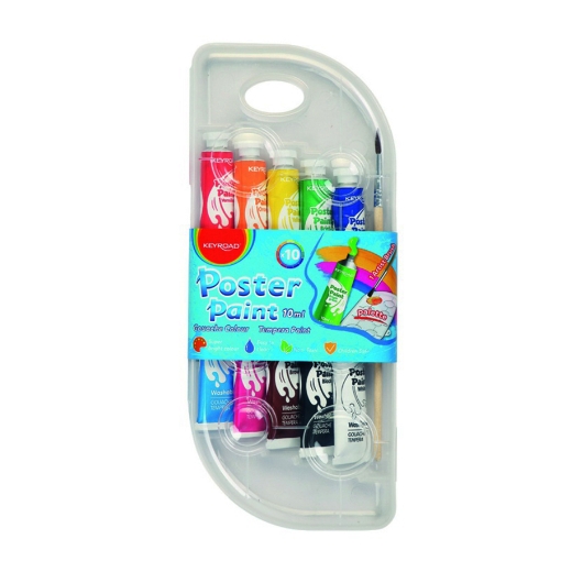 Picture of Post color,10 colors box 10ml Keyroad KR972246