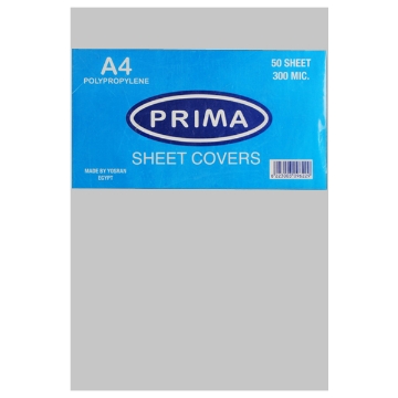 Picture of Pack of Transparent Sheet Covers, 100 A4 150 Micron - Prima