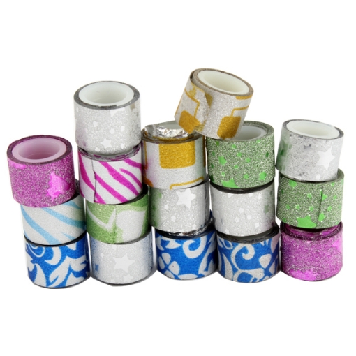 Picture of Small tape roll, glittering fabric 15 roll