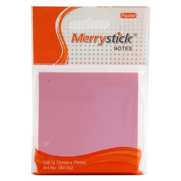 Picture of MERRY STICK STICKY NOTE NEON COLORES 100 PAPER 75 × 75 MM