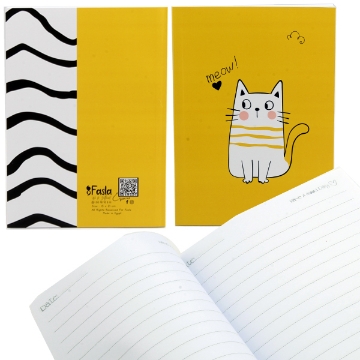 Picture of Notebook various designs 60 sheets 15*21