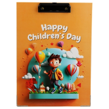 Picture of Writing Board (Blanchetta) with Paper Clip, Disney Cartoon Figures A4 90 gm - Bernasos