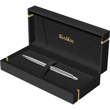 Picture of SCRIKSS VENUS BALL PEN 711 SILVER  IN PREMIUM BOX MODEL 59538 