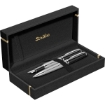 Picture of SCRIKSS PERA FONTAIN PEN + BALL PEN SET 477 CHROME IN PREMIUM BOX MODEL 57244  