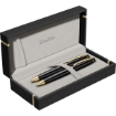 Picture of SCRIKSS MATT FOUNTAIN PEN + BALL PEN + 3 CARTRIDGES SET 35 BLACK X GOLD IN PREMIUM BOX MODEL 85988