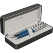 Picture of SCRIKSS METROPOLIS FOUNTAIN PEN + BALL PEN SET 78 BLUE IN PREMIUM BOX MODEL 55776