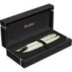 Picture of Set of 2 White * Gold Pens + Ink + 3 Ink Cartridges– SCRIKSS NOBLE – 35 No. 76146