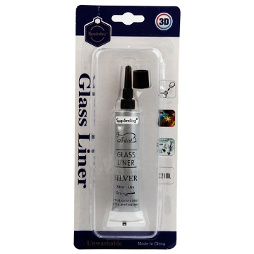 Picture of Glass Liner Silver 21ml Tube - Keep Smiling B7921-S 