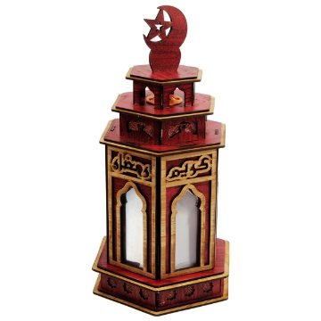 Picture of WOODEN LANTERN AL QOUDS