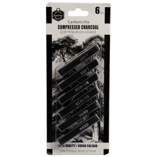 Picture of Compressed Charcoal Sticks for Artists - Keep Smiling TB-101152