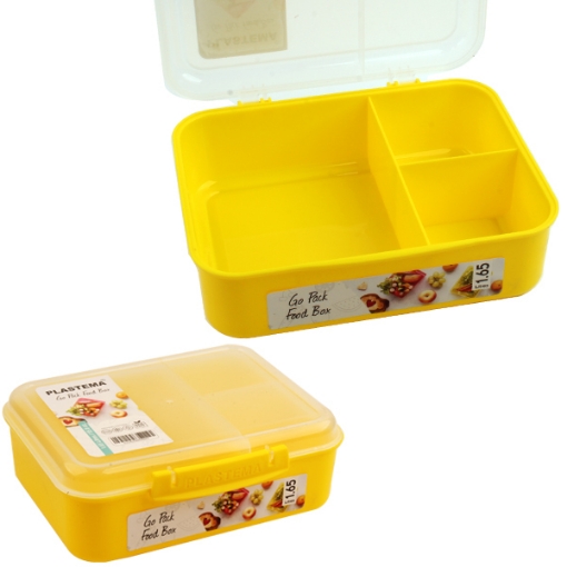 Picture of Jobak Lunch Box 1.650L Divided into 3 plastema