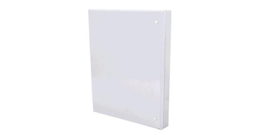 Picture of White Transparent 3 Ring-Ring Binder Letter D Shaped, 25 mm, 3.5 cm – Faris