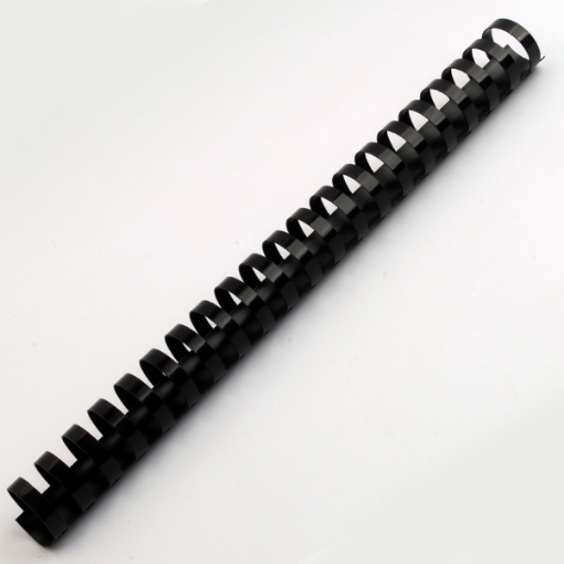 Picture of Plastic Binding Spines Black 25 mm 21 Ring – RBC 