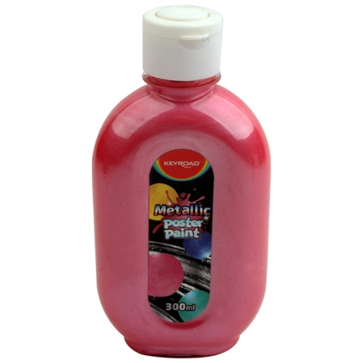 Picture of Poster Colors Bottle Metallic red 300 ml Keyroad Model KR972112