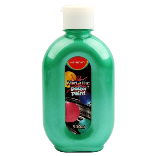 Picture of Poster Colors Bottle Metallic Green 300 ml Keyroad Model KR972115