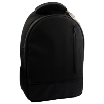 Picture of Laptop Backpack Leather 4 Zipper Black Dawenha