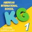 Picture of School Supplies List – American International School KG1