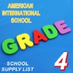 Picture of School Supplies List - American International School Fourth Grade