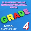 Picture of School Supplies List – Al Alsson British American International School IB – Grade 4