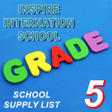 Picture of School Supplies List – Inspire International School, Fifth Grade