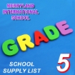 Picture of School Supplies List – Merryland International School – Fifth Grade