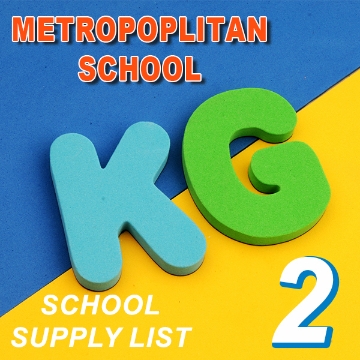 Picture of School Supplies List – Metropolitan School – KG2