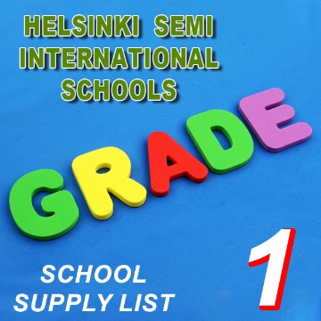 Picture of School Supplies List – Helsinki Language School Grade 1